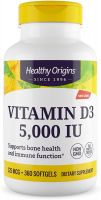 Healthy Origins Vitamin D3 - 5000 Iu - 360 Softgels