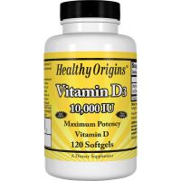 Healthy Origins Vitamin D3 - 10000 Iu - 120 Softgels