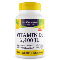 Healthy Origins Vitamin D3 - 2400 Iu - 120 Softgels