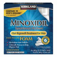 Foam Minoxidil for Men 6 Month Supply Kirkland Signature Hair Regrowth Treatment