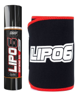 Nutrex Lipo 6 - Defining Gel 4fl plus Waist Trimmer Black Red